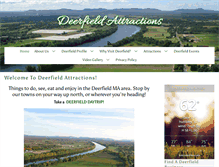 Tablet Screenshot of deerfieldattractions.com
